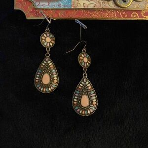 Simply Stunning Bronze Bohemian Earrings